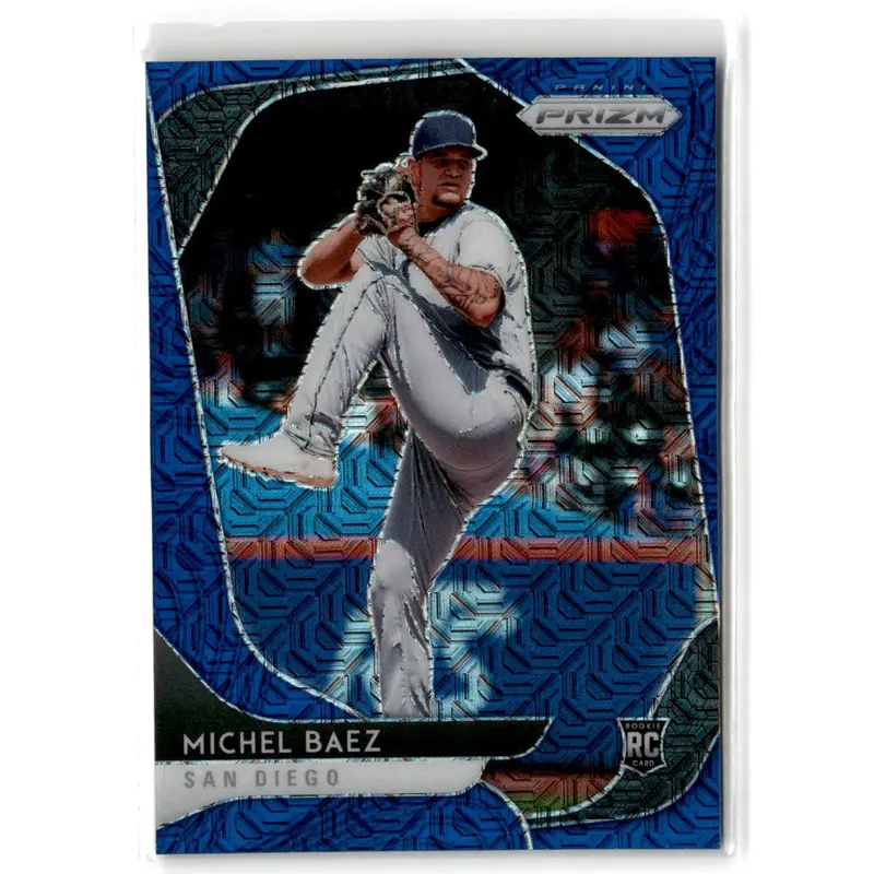 2020 Panini Prizm Blue Mojo Michel Baez #90 041/175