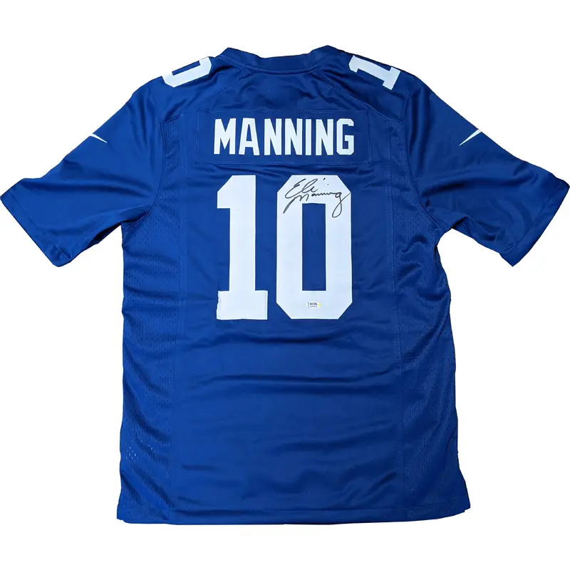 Eli Manning Autographed Jersey PSA DNA Authentic NY Giants
