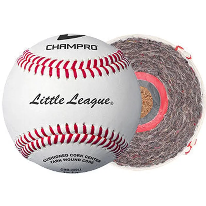 New Champro Little League Full Leather Cover Baseball - Dozen