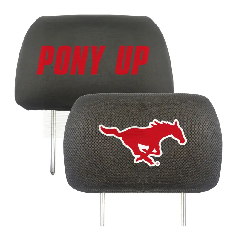 Southern Methodist University Head Rest Cover