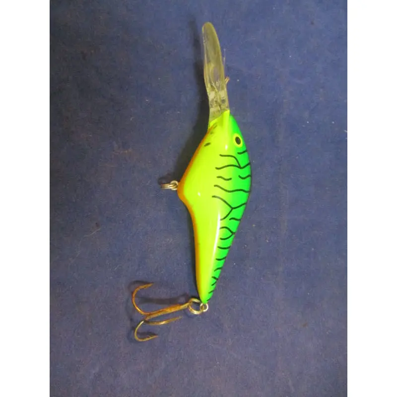Used Berkley Frenzy Fishing Lure Bait - Fire Tiger - missing one hook