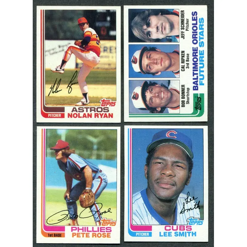 1982 Topps Baseball Complete Set EX/MT (792) (23-253)