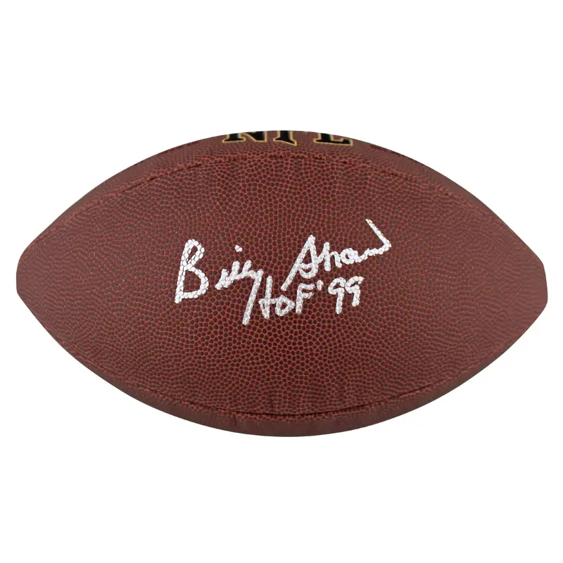 Bills Billy Shaw "HOF 99" Authentic Signed Super Grip Nfl Football BAS Witnessed
