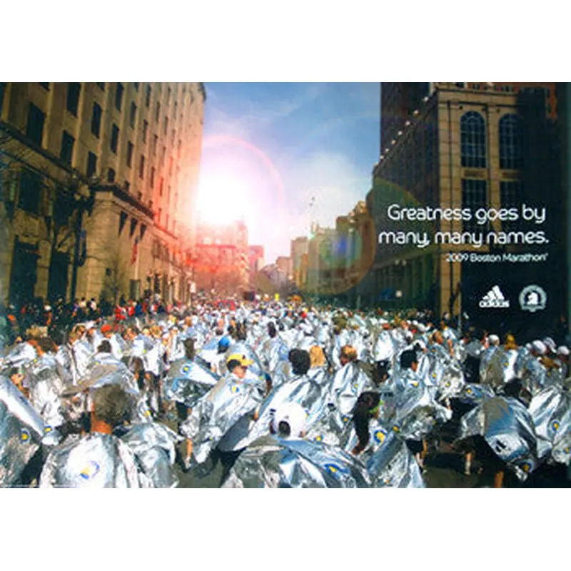 Boston Marathon 2009 Competitors Poster - Adidas