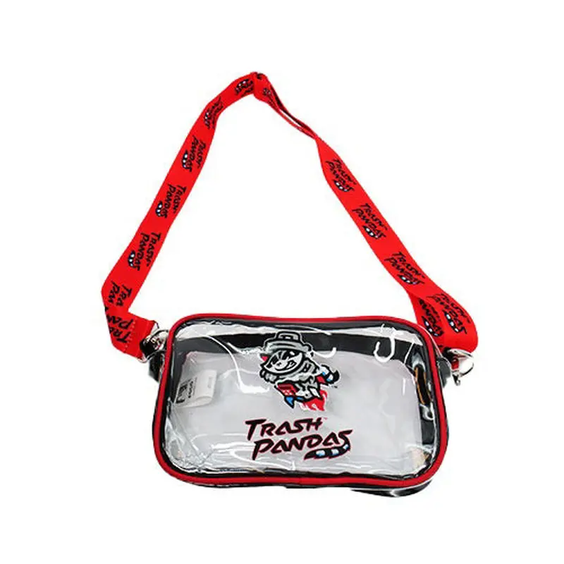 Red Clear Camera Bag