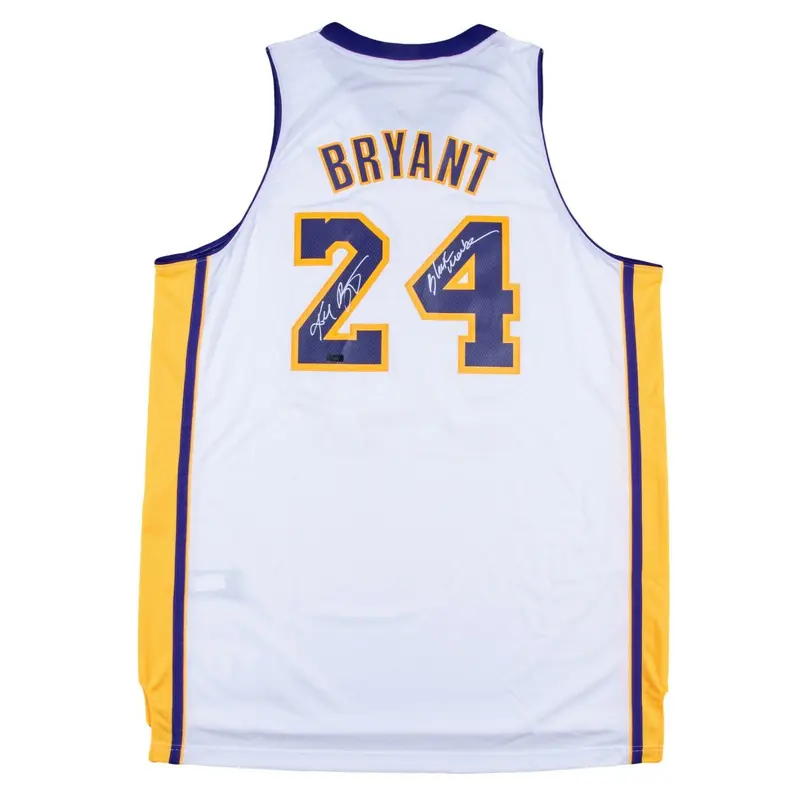Kobe Bryant "Black Mamba" Signed #24 Authentic Los Angeles Lakers Jersey Panini