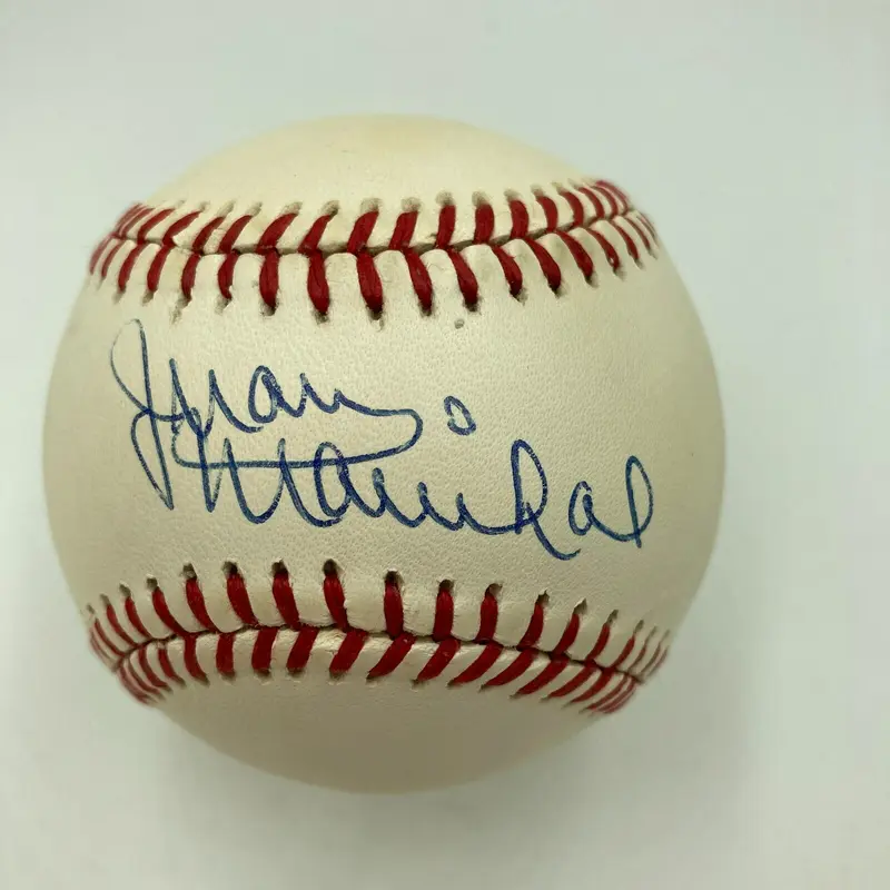 Nice Juan Marichal Signed Official National League Baseball JSA COA