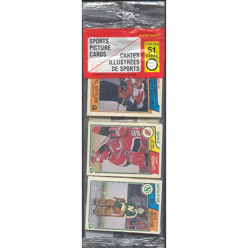 1983/84 OPC O-Pee-Chee Hockey Unopened Grocery Rack Pack