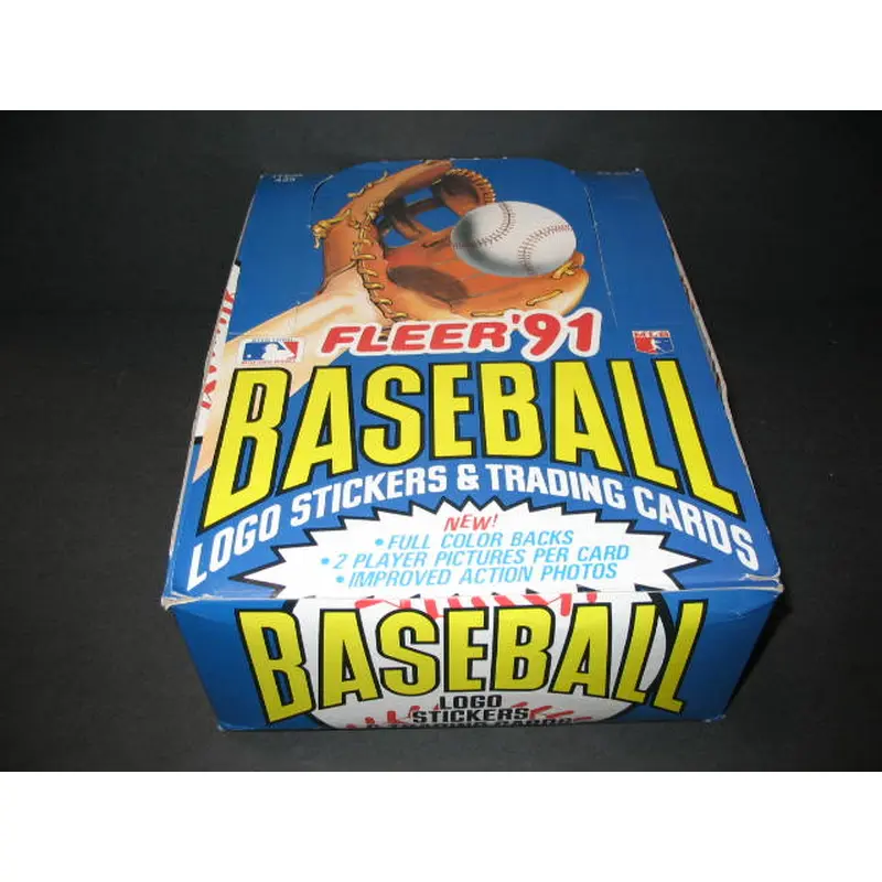1991 Fleer Baseball Rack Box