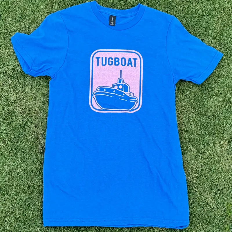 Blue Tugboat Tee