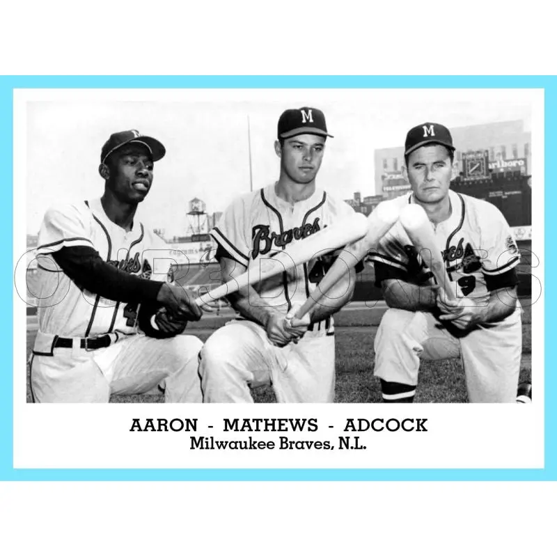 Aaron Mathews Adcock 1947 Tip Top Bread Custom Card - 3808