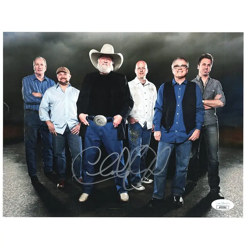 Charlie Daniels signed 8x10 photo JSA Autographed