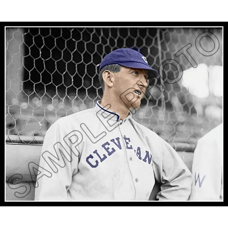Joe Jackson Colorized 8X10 Photo - 1913 Cleveland Naps - 422