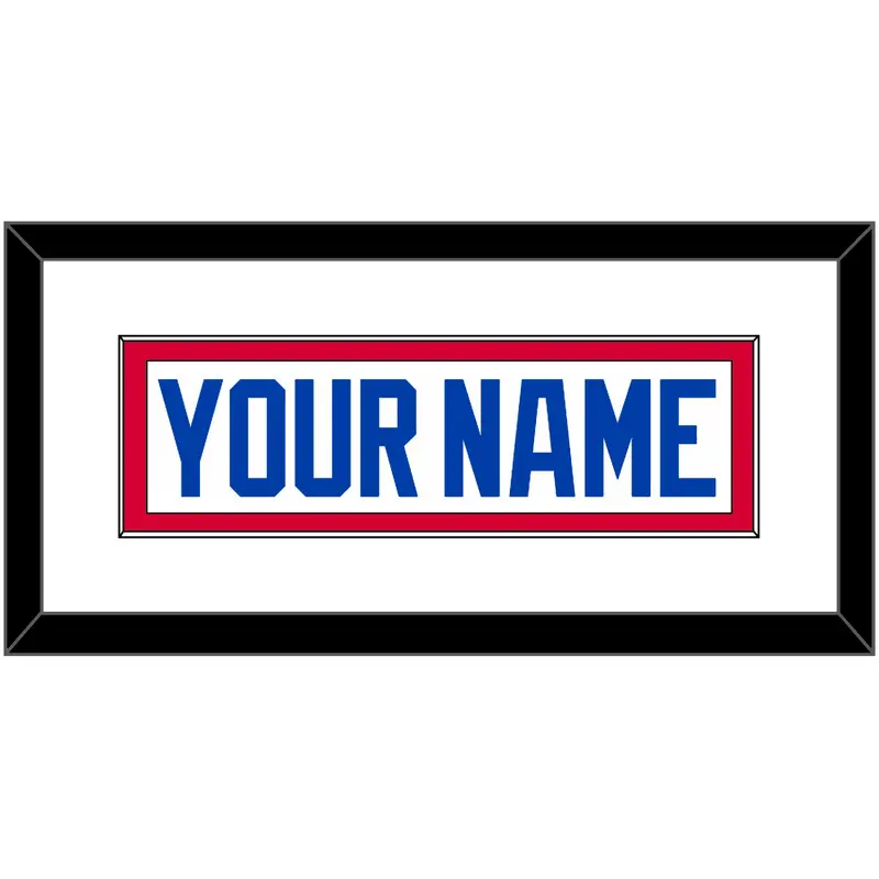 Washington Nameplate - Home White (1979-1987) - Single Mat 1