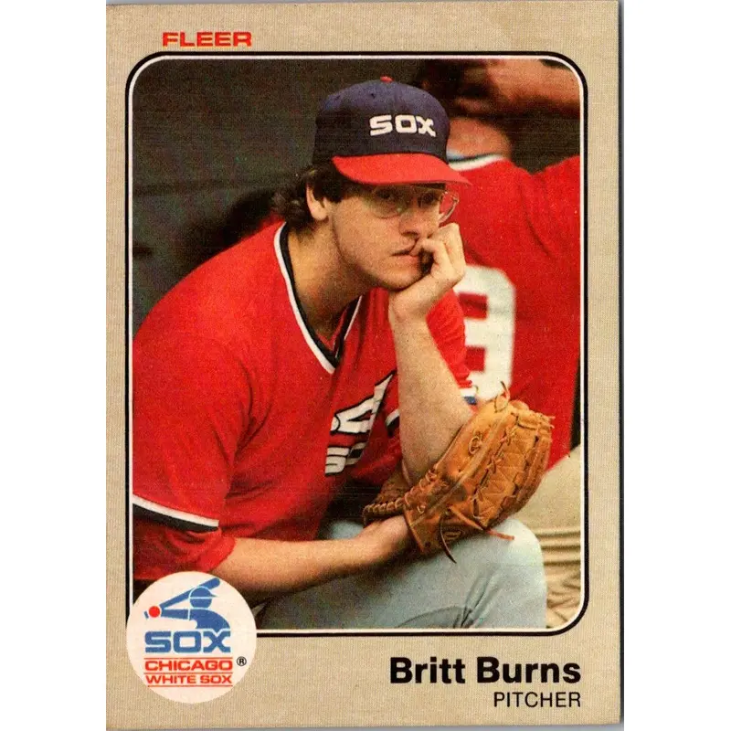 1983 Fleer Britt Burns #232