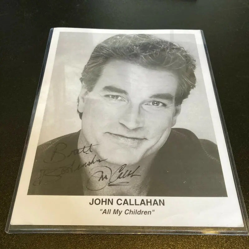 John Callahan Signed Autographed Photo