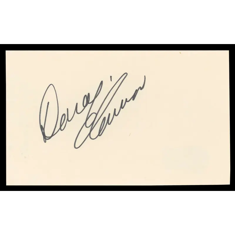 Donald O'Connor Singin' in the Rain Authentic Signed 3x5 Index Card BAS #BL98837