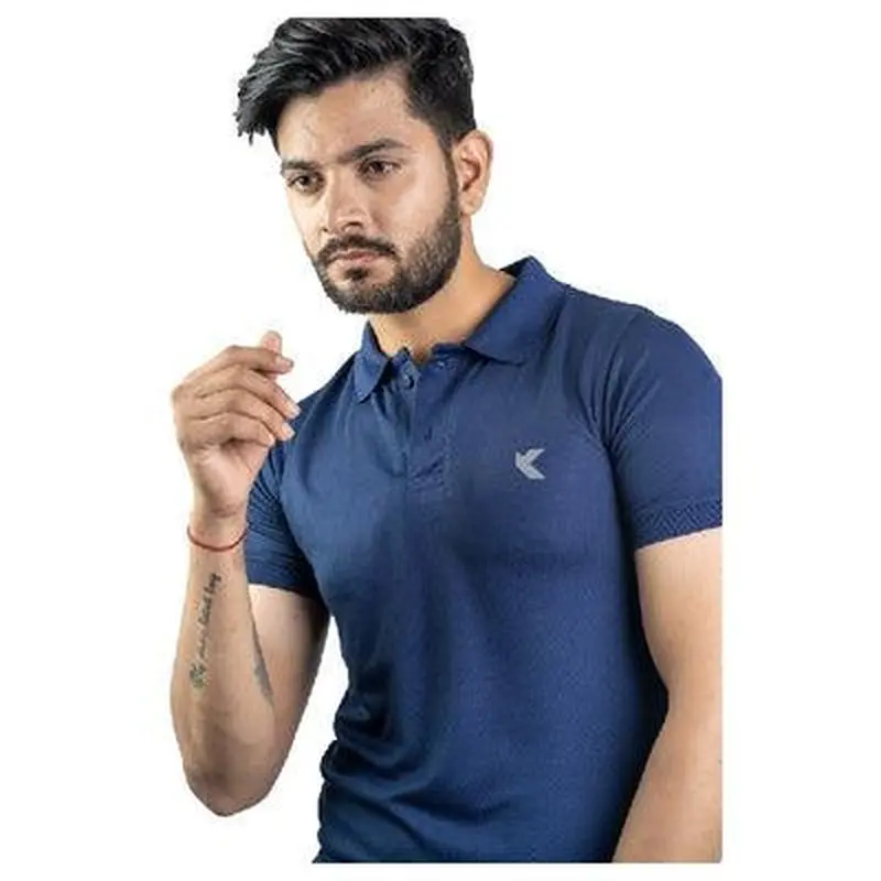 DRI-FIT Polo T-shirt | Men's | Naval Blue | KIBI Sports