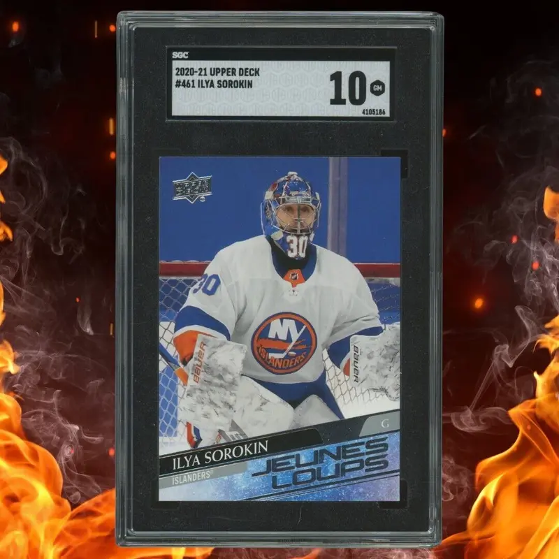 2020-21 Upper Deck ILYA SOROKIN Young Guns SGC 10 #461 Rookie