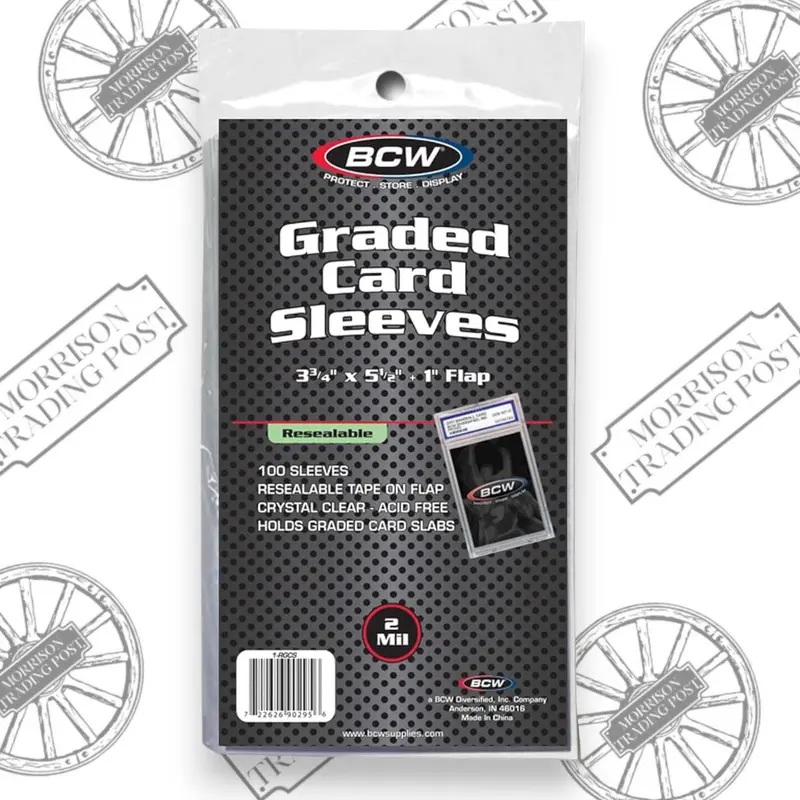BCW Resealable Graded Card Sleeves