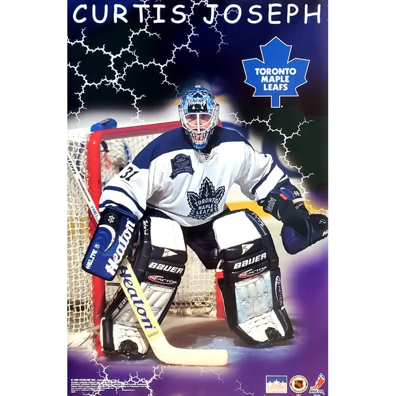 Curtis Joseph "Classic" Toronto Maple Leafs Poster - Starline Inc. 1998