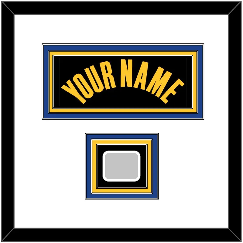 Golden State Name & Champions Patch - Black City (2021-2022) - Triple Mat 1