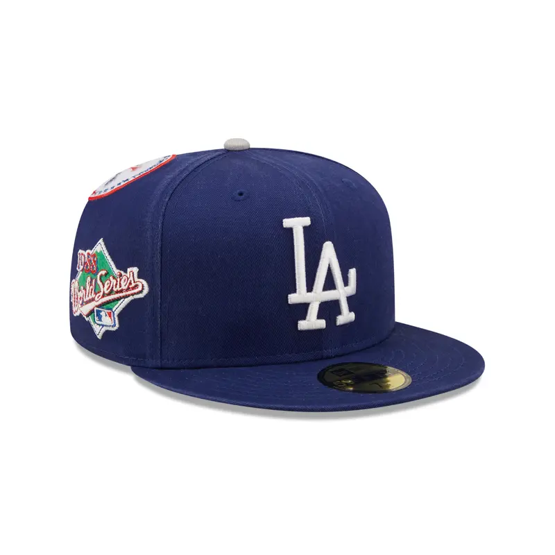 Los Angeles Dodgers Cooperstown Patch 59FIFTY Cap - Royal Blue