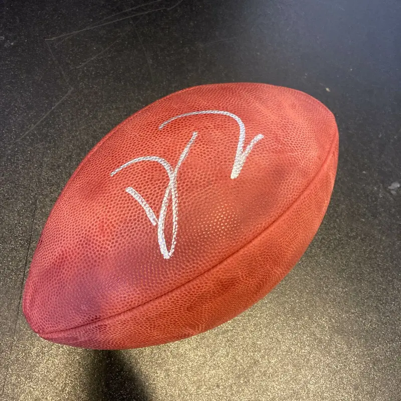 Datone Jones Signed Wilson NFL Game Football Green Bay Packers PSA DNA COA