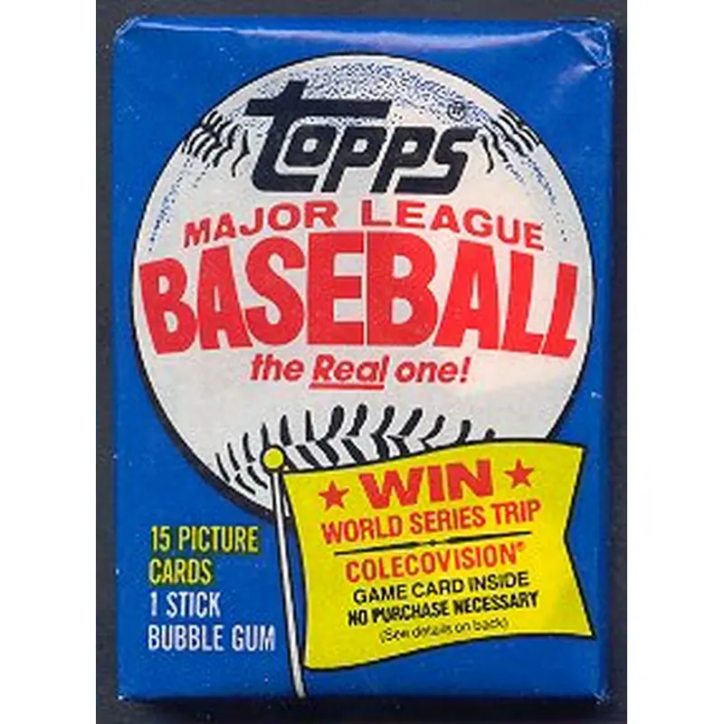 1983 Topps Baseball Unopened Wax Pack