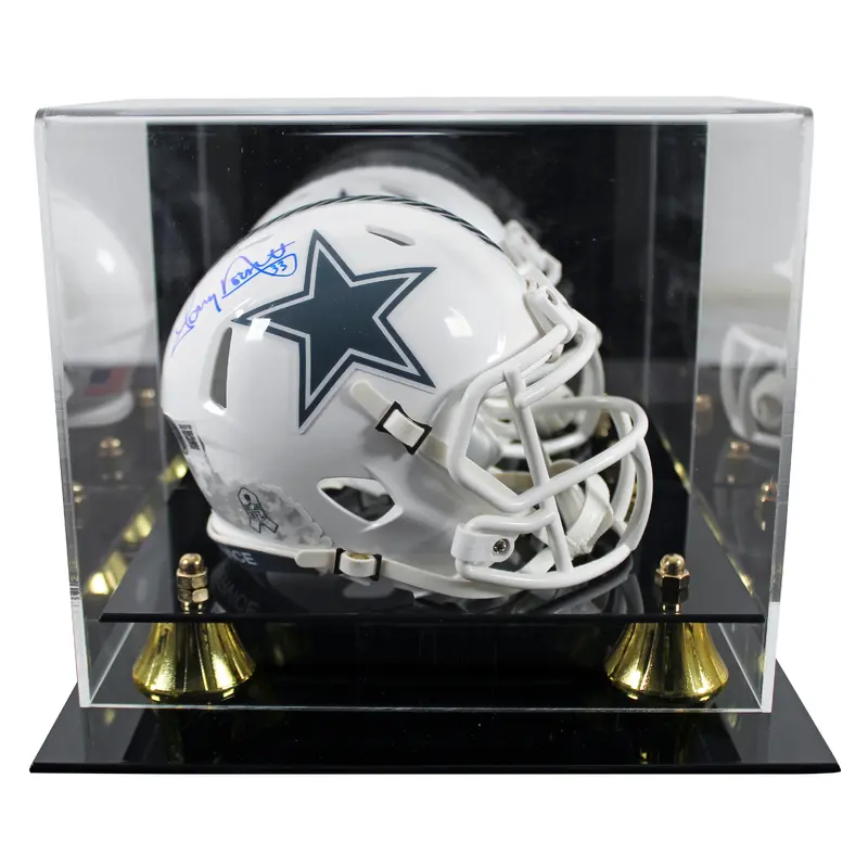 Cowboys Tony Dorsett Signed STS III Speed Mini Helmet w/ Case BAS Witnessed