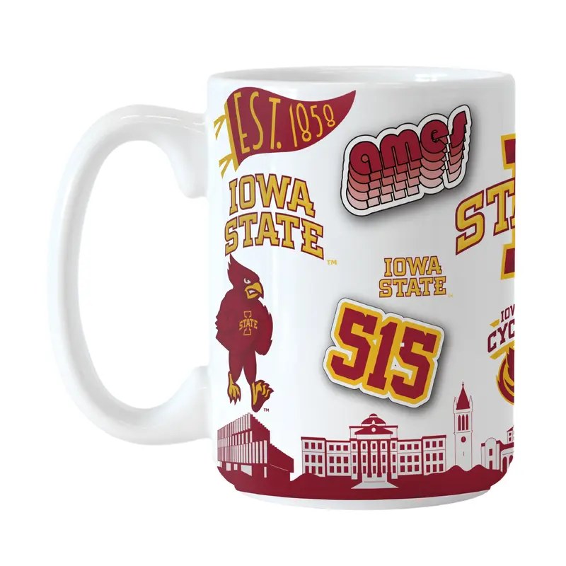 Iowa State 15oz Native Sublimated Mug