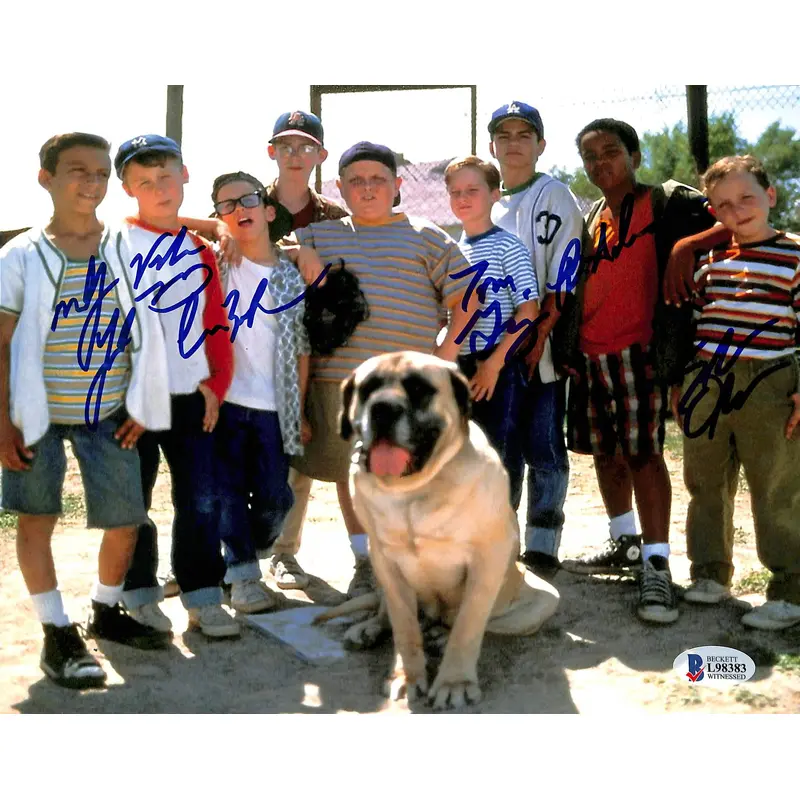 The Sandlot (6) Guiry, Obedzinski +4 Authentic Signed 8x10 Photo BAS Witnessed 1