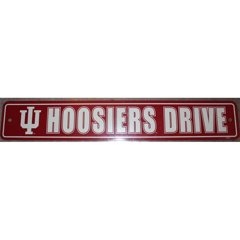 IU Hoosiers Drive, Indiana University Man Cave Street Sign