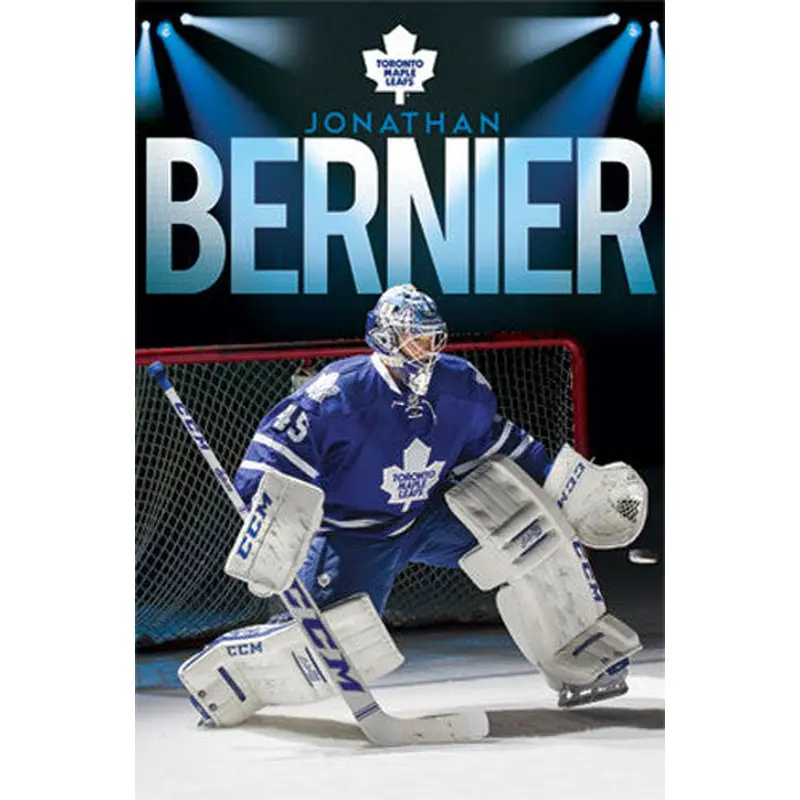 Jonathan Bernier "Spotlight" Toronto Maple Leafs NHL Hockey Poster - Costacos 2013