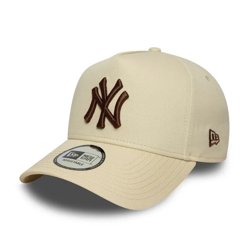 New York Yankees MLB League Essential Cream 9FORTY E-Frame Adjustable Cap