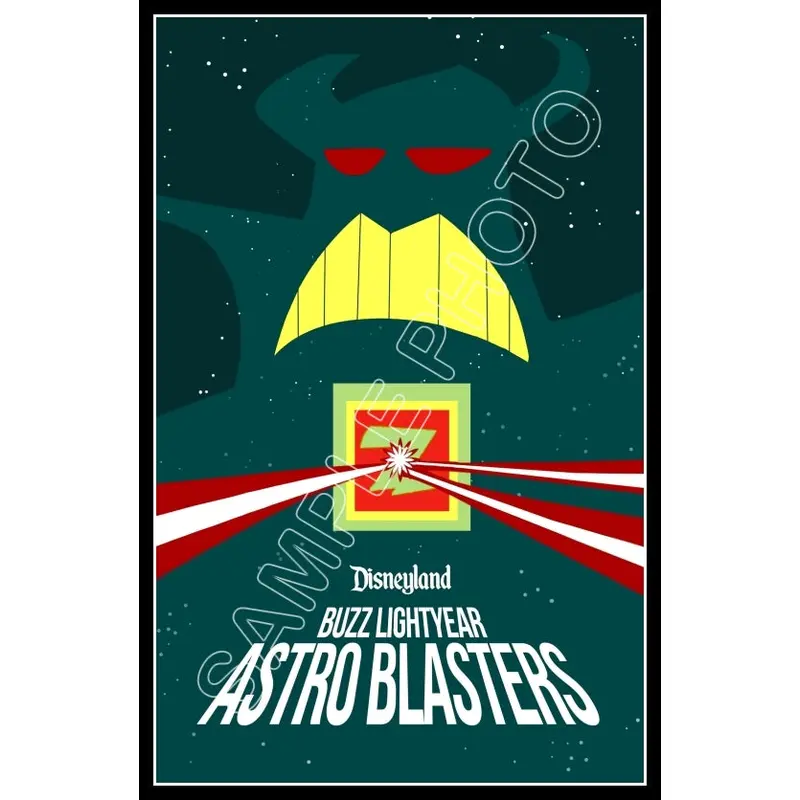 Disneyland Astro Blasters Poster 11X17 - 1265