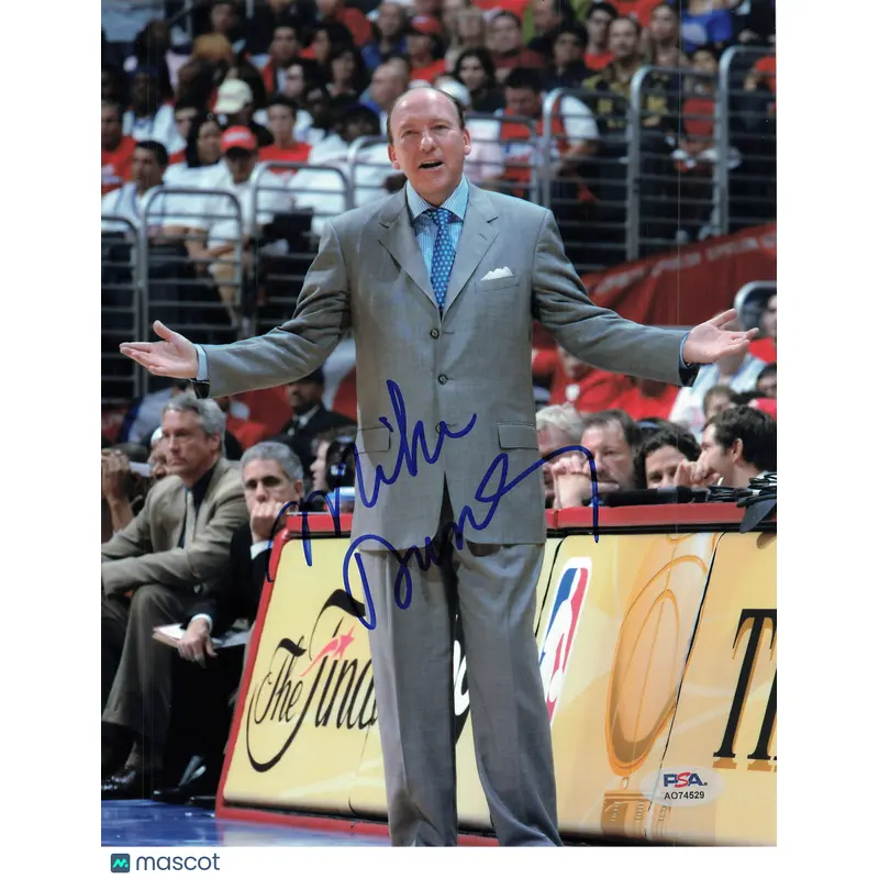 Mike Dunleavy Signed 8x10 Photo PSA Los Angeles Lakers