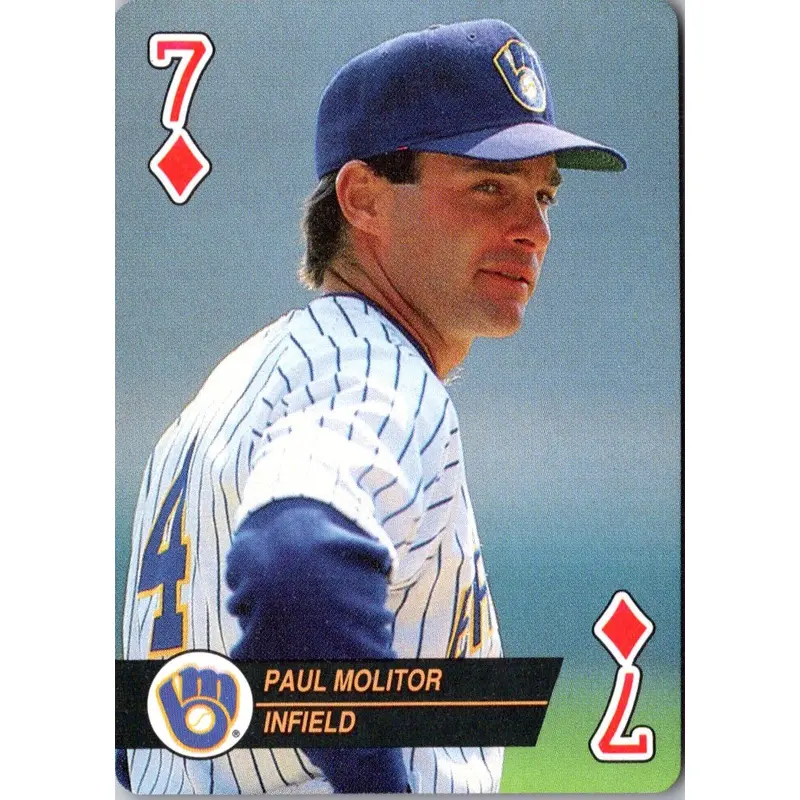 1993 Bicycle Aces Paul Molitor #7D