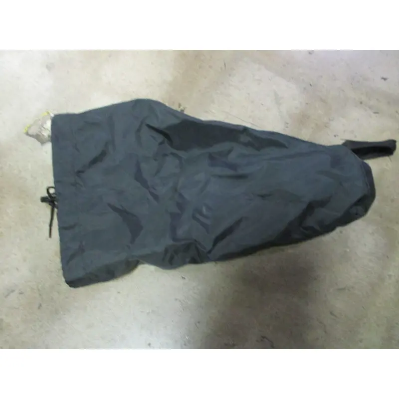 Used Black Sleeping Bag Compression Bag
