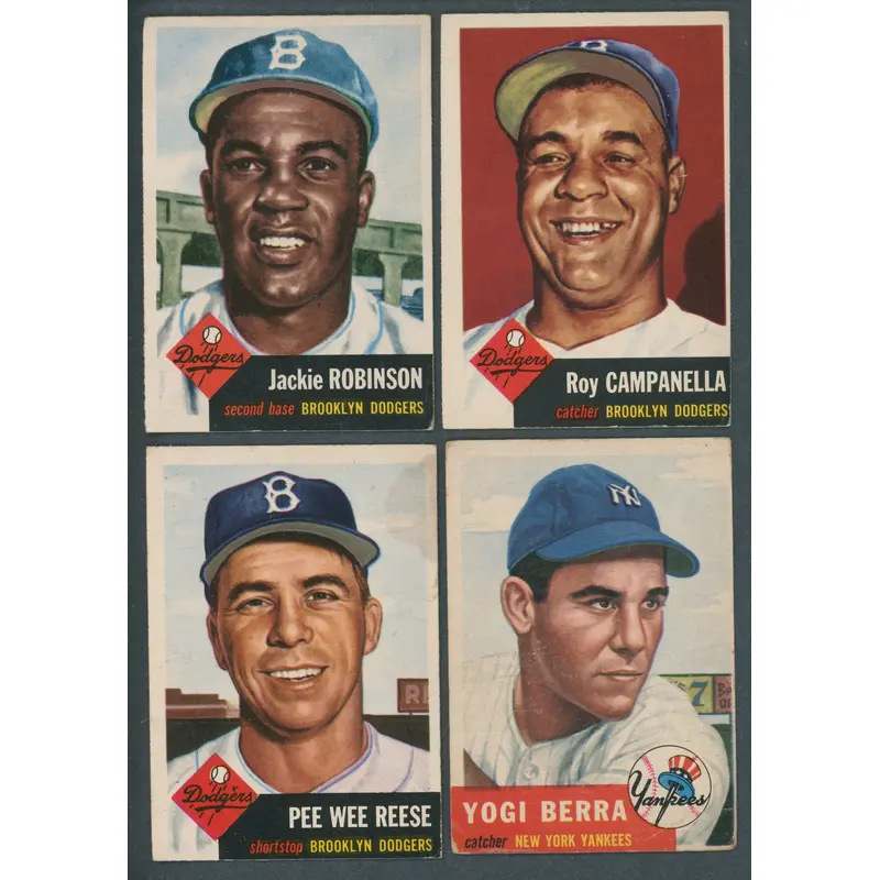 1953 Topps Baseball Near Set (271/274) VG EX/MT