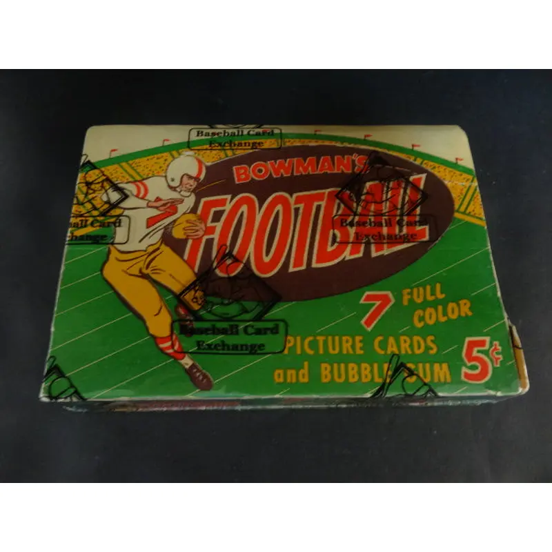 1954 Bowman Football Unopened 5 Cent Wax Box