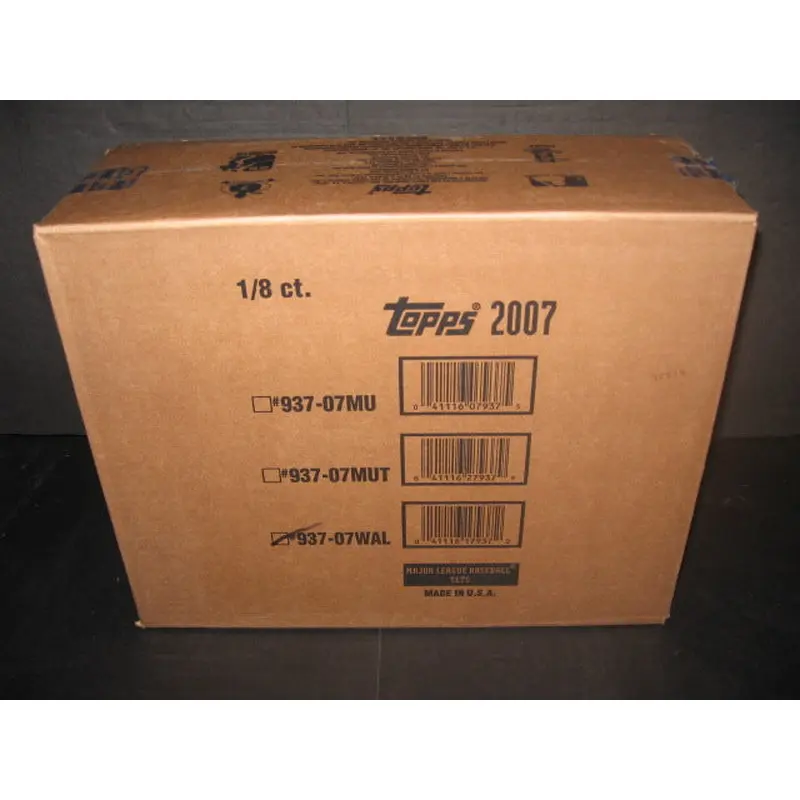 2007 Topps Baseball Factory Set Case (Retail) (8 Sets)