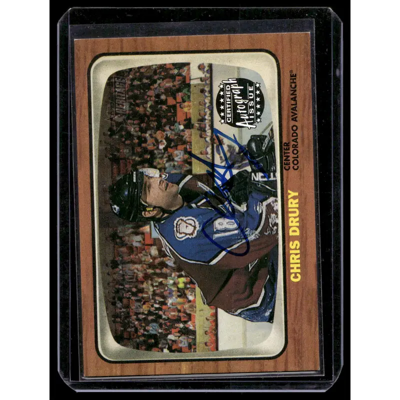 2002-03 Topps Heritage - Real One Autographs - Chris Drury #RO-CD