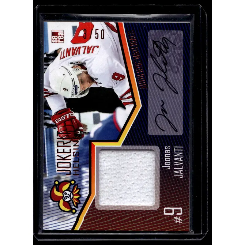 2016-17 Cereal Jokerit Authentic Jersey & Autograph - Joonas Jalvanti #JOK-JER-A07 /50