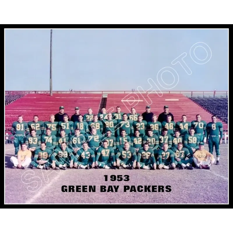 1953 Green Bay Packers 8X10 Photo - 2989