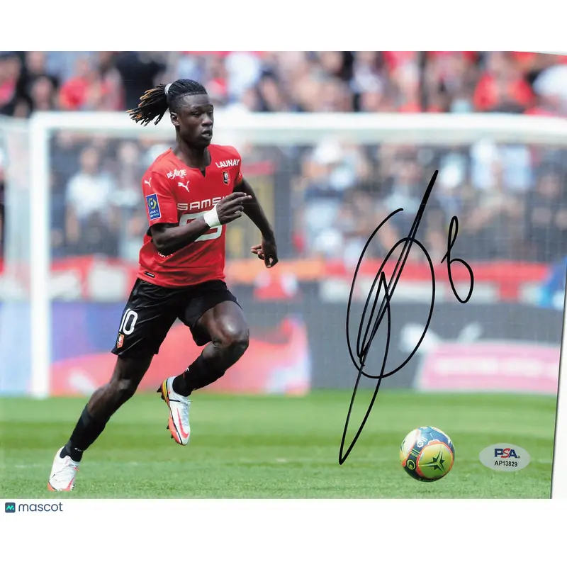 Eduardo Camavinga Signed 8x10 Photo PSA Soccer