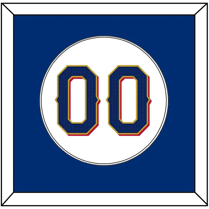 Texas Number - Home White - Single Mat 1