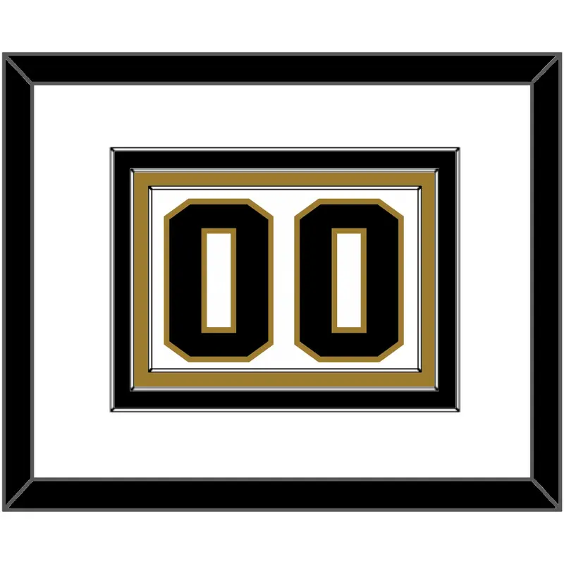 Wake Forest Basketball Number - Home White (2006-2009) - Triple Mat 1