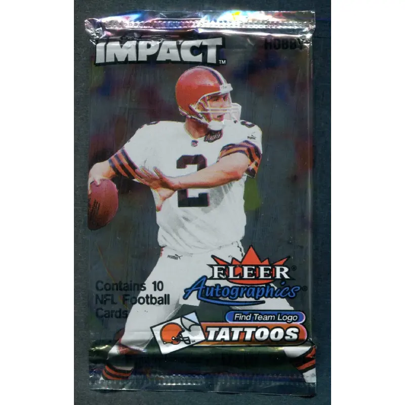 2000 Skybox Impact Football Unopened Pack (Hobby)
