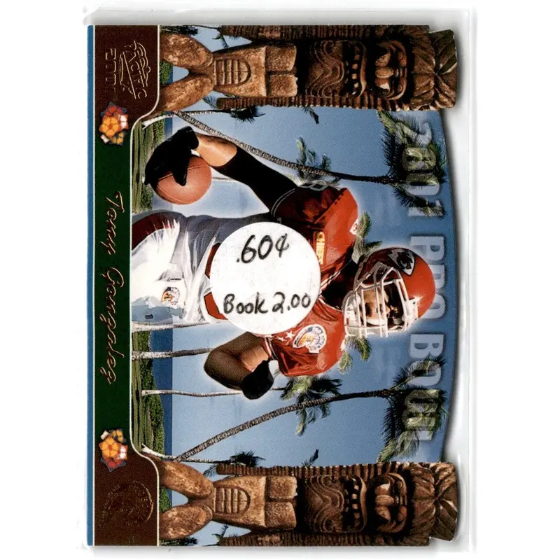 2001 Pacific Pro Bowl Die Cuts Tony Gonzalez #7
